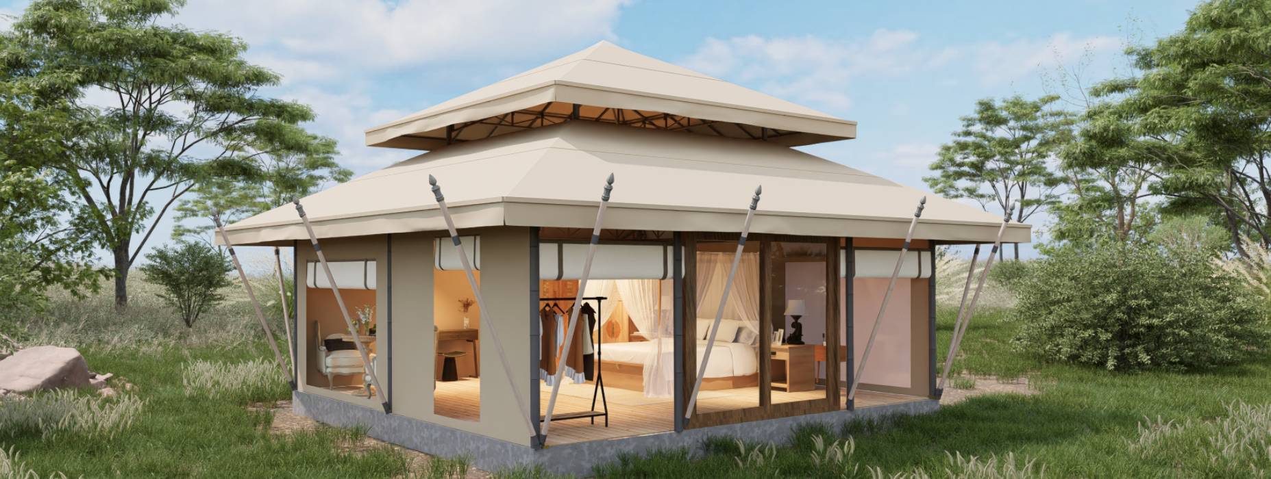 巴南区户外野奢帐篷